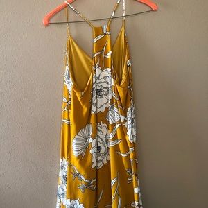 Women’s boutique mustard dress